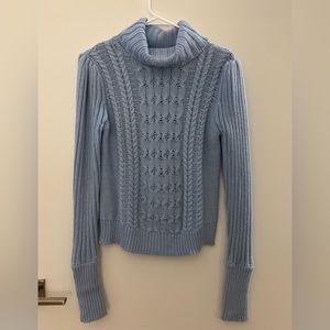 BopBasics Blue Turtleneck Sweater